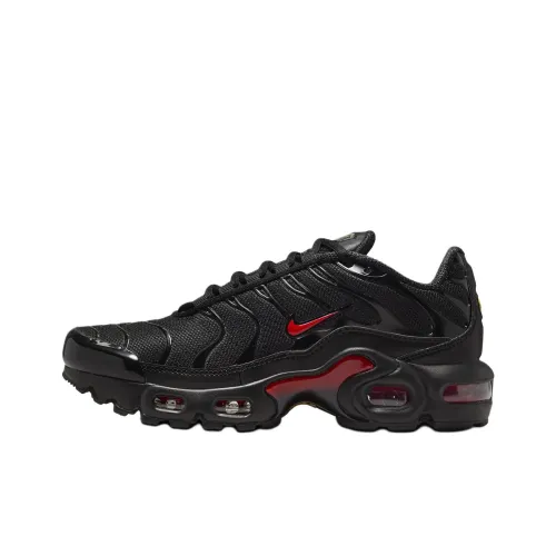 Nike Air Max Plus Low Top Детская беговая обувь Черный Красный Подростки