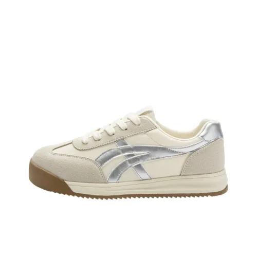 DUSTO Slip-resistant Abrasion-resistant Low Top Casual Women's Beige DUSTO Противоскользящий Устойчивый к истиранию Низкий Топ Повседневный Женский Бежевый