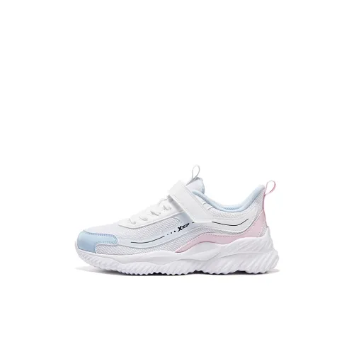 XTEP Slip-resistant Abrasion-resistant Low Top Детские беговые кроссовки Xtep Белый Рябь Синий Подростки