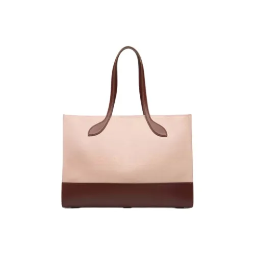 BALLY Кожа Тоут Сумка Сумка для покупок Сумка Женская Светло-розовая