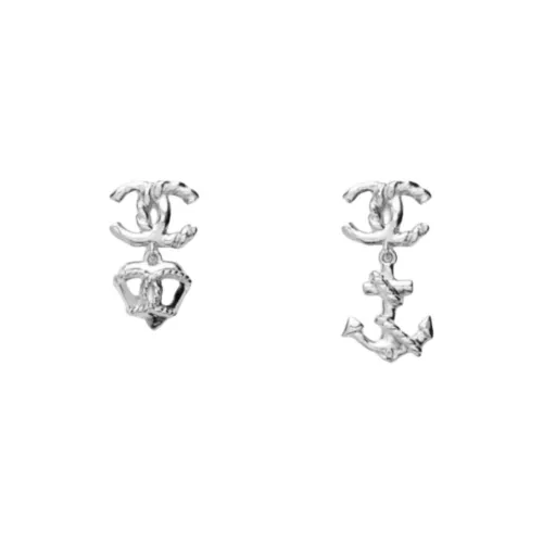 Серьги CHANEL Женские Серебряные
