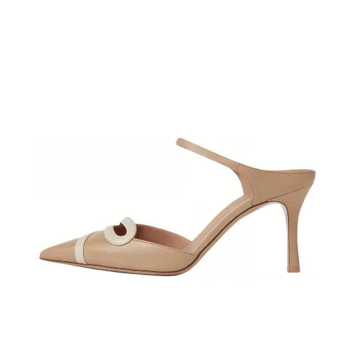 Malone Souliers Домашние тапочки 8 см Женские Бежевый