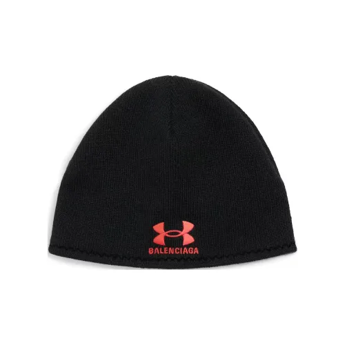 Balenciaga Акриловые шапки-бини Мужские Красный Черный