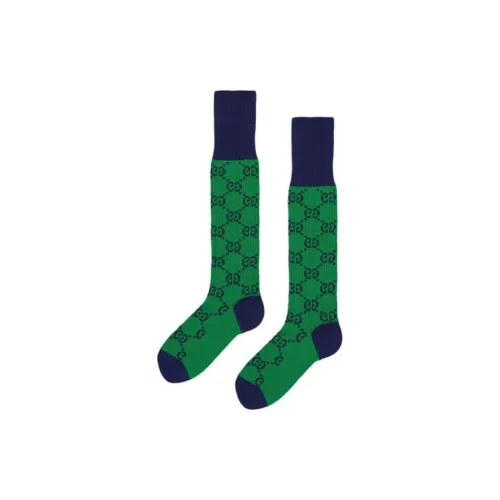 GUCCI Носки до колена унисекс 1 упаковка зеленые