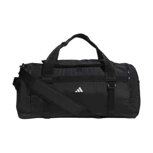 Adidas Переработанный полиэстер Портативный Одно плечо Через плечо Спортивный зал Сумка Средний Унисекс Черный