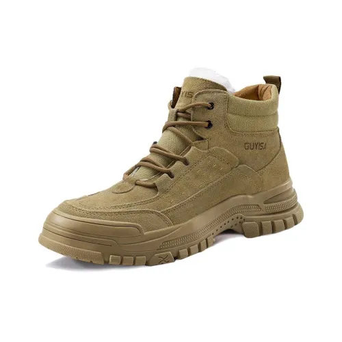 Blue Gull Shield Устойчивый к истиранию ударопрочный устойчивый к скольжению высокий топ уличная обувь унисекс коричневый