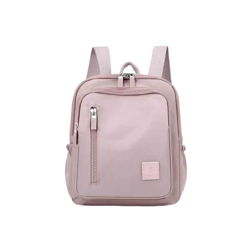 Tonlion Ткань Одно Плечо Переносной Рюкзак Женские Премиум Фиолетовый Без рисунка Черный