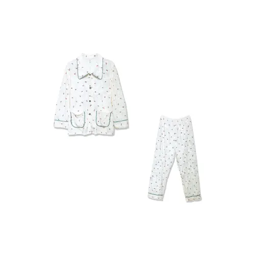 Slimma Пижамный комплект Женские Белые