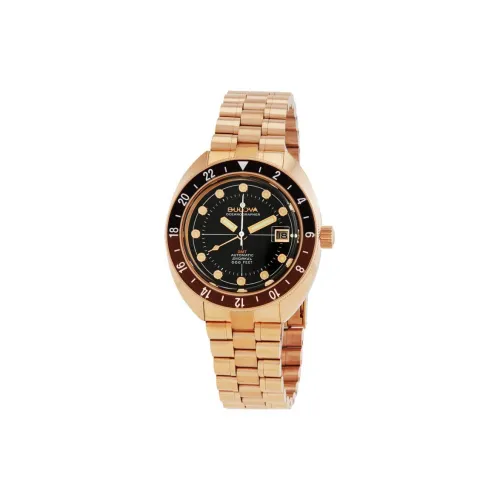 BULOVA Мужские часы Автоматический Ручной Механизм Нержавеющая сталь Ремешок 41 мм Черный Циферблат