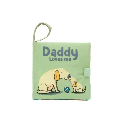 JELLYCAT Fun Universe Collection Dad Loves ME Ткань Книга Развивающие игрушки