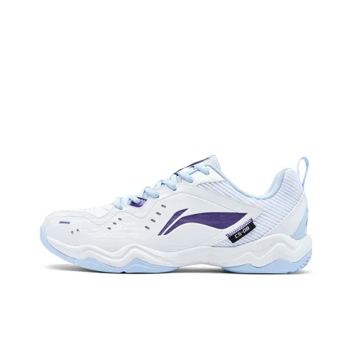 Подкладка Shock Absorbers противоскользящая устойчивая к истиранию низкий топ обувь для бадминтона унисекс белый синий фиолетовый