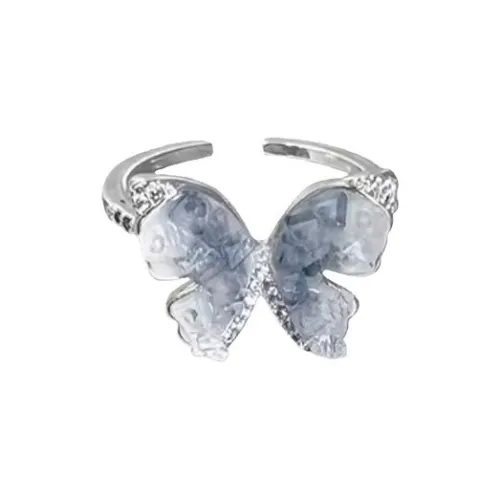 Floating Joy Сплав Искусственный Кристалл Циркон Кольца Унисекс