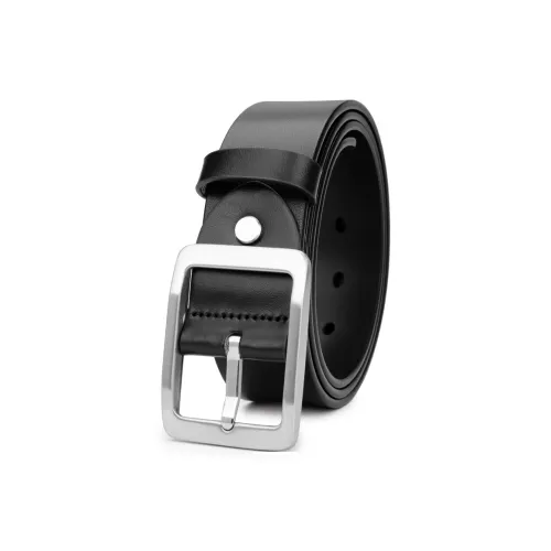 Cows Reign Ремни из нержавеющей стали с пряжкой верх из коровьей кожи мужские ширина 3,7 см