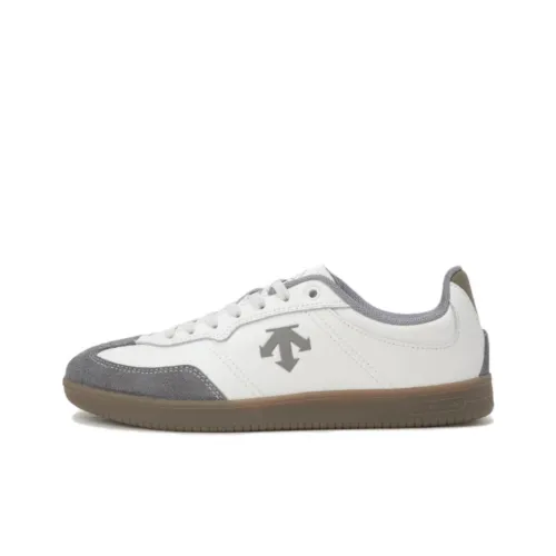 DESCENTE Edge Court Юбка Устойчивая к истиранию Низкий Топ Повседневный Унисекс Белый Серый