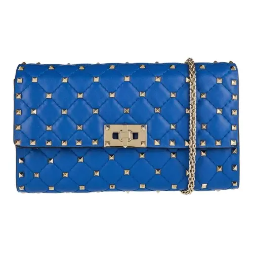 Valentino Garavani Кожа Одно плечо Через плечо Клатч Женский Синий