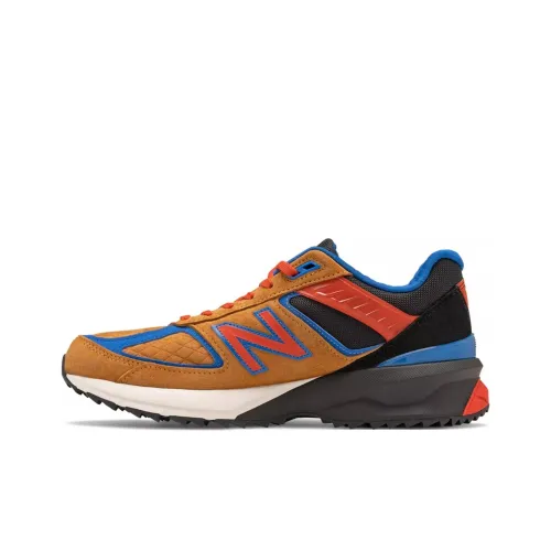 New Balance NB 990 V5 Low Топ Беговые кроссовки Мужской Коричнево-черный Красный