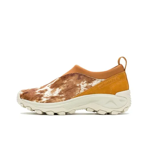 MERRELL Winter Moc 3 Противоскользящий Устойчивый к истиранию Низкий Топ Повседневная обувь Женская Коричневый Белый