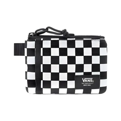 Vans Полиэстер Кошелек для монет Кошелек Унисекс Черный Белый