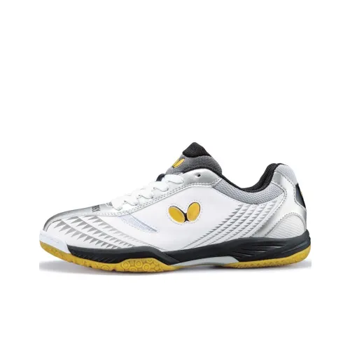 Кроссовки для тренировок Butterfly Low Top Белый/Черный/Желтый Унисекс