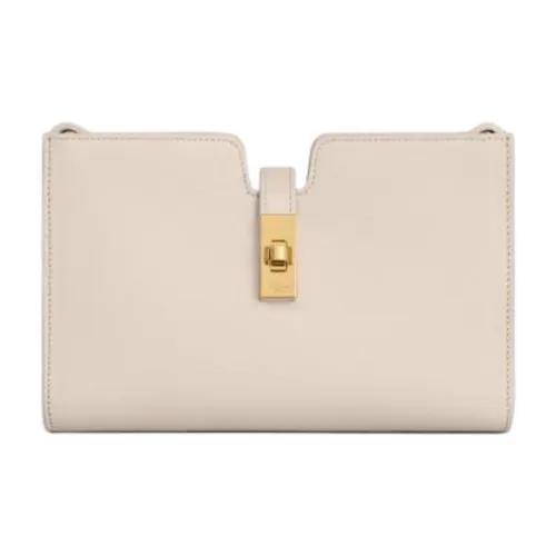 CELINE Телячья кожа Одно плечо Через плечо Клатч Женский Светлый Бежевый