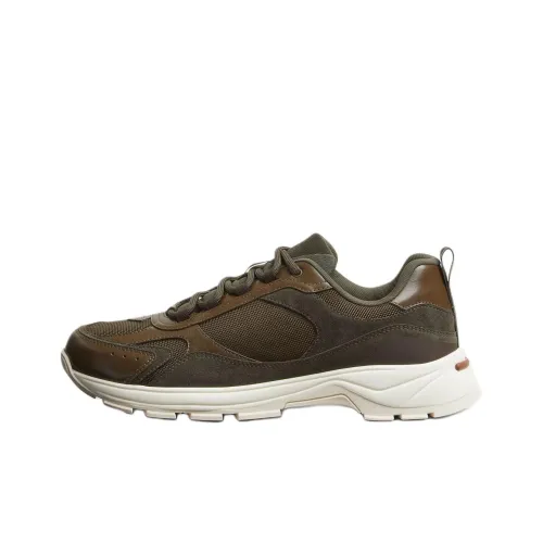 Loro Piana Cairn Walk Low Топ Повседневная обувь Мужская Зеленая