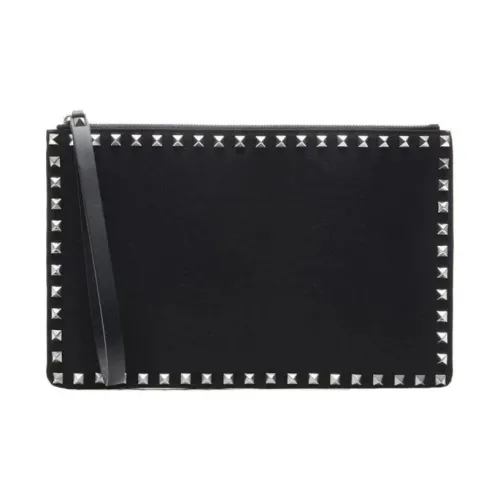 Valentino Телячья кожа Клатч Стандартный Мужской Черный