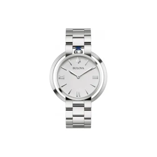 BULOVA Classic Collection Женские часы Кварцевый механизм Ремешок из нержавеющей стали 40 мм Серебристый циферблат