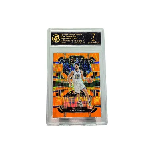 PANINI Klay Thompson Игрок Карта Select Коллекция Апельсин Fold Водопад Импульс Взрывной Рябь Голографическая карта