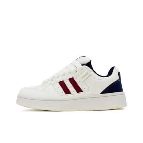 PARK DANCE Низкий Топ Скейтборд Кроссовки Женские Бордовый