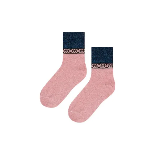 GUCCI Носки Crew Женские 1 упаковка Розовые