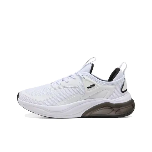PUMA Cell Thrill Slip Resistant Abrasion Resistant Низкий Топ Беговые кроссовки Мужские Белый Черный