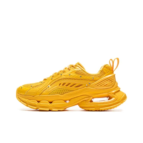 Подкладка Furious Rider BOW Поддерживающая и Эластичная Низкий Топ Повседневная Обувь Мужская Спектральный Желтый