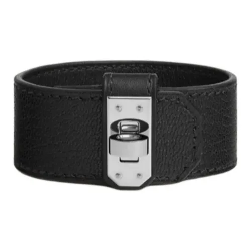 HERMES Козья кожа Металл Наручные повязки Женские Черный