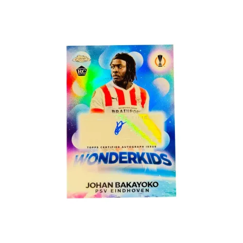 Topps Bakayoko Новые звезды RC Фирменный Фирменный PSV Команда Стандарт CONDITION Игрок Карта Спортивных карт 1 шт