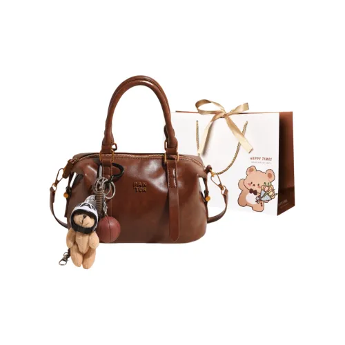 ERANGBEAR ПУ (полиуретан) Бостон Сумка Сумка через плечо Сумка Сумка через плечо Женская Коричневый Черный Кофейный