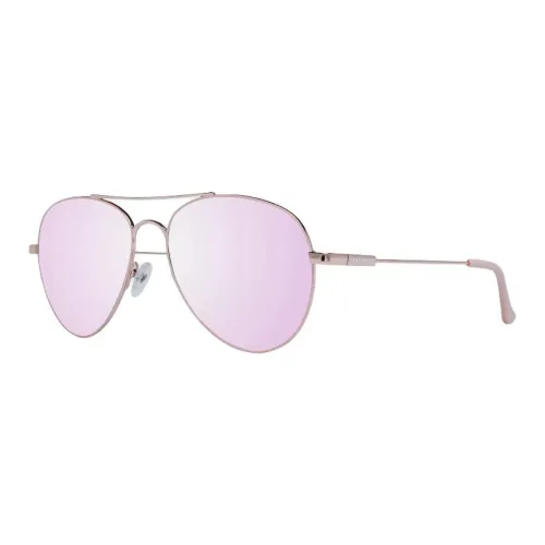 Skechers Aviator Солнцезащитные очки Женские Золотые