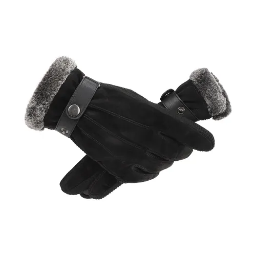 NANJIREN Полиэстер/Свинья Разделенная Кожа Перчатки Мужские