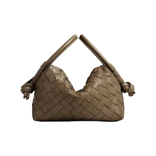 Bottega Veneta Loop Коровья кожа Сумка через плечо Сумка Маленькая Женская Сосновая шишка