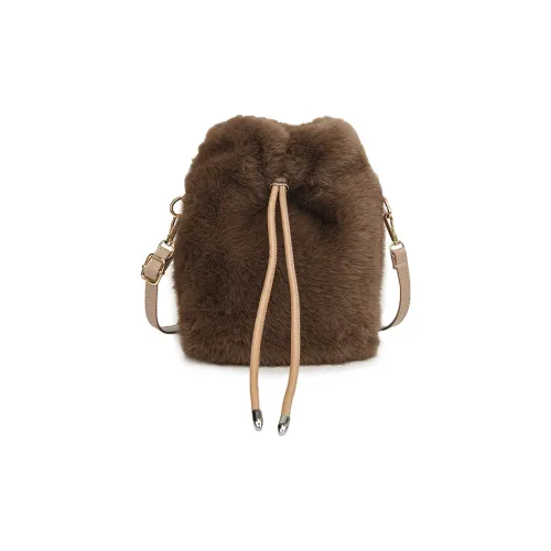 Single Warehouse Флоковый материал Сумка через плечо Женская Темный хаки Светлый хаки Белый Розовый