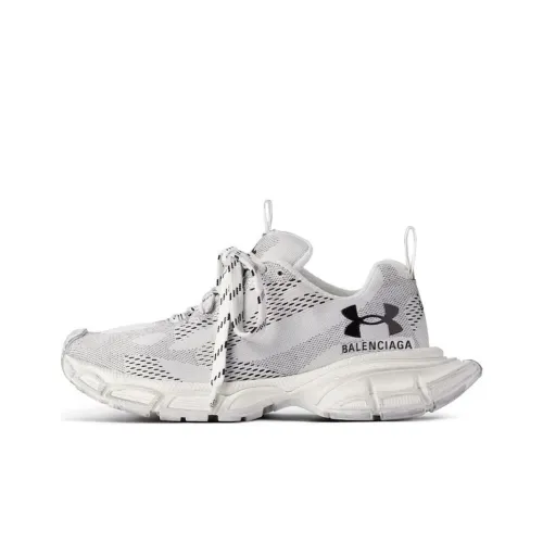 Under Armour x Balenciaga 3XL Низкий Топ Повседневная Обувь Мужская Белая