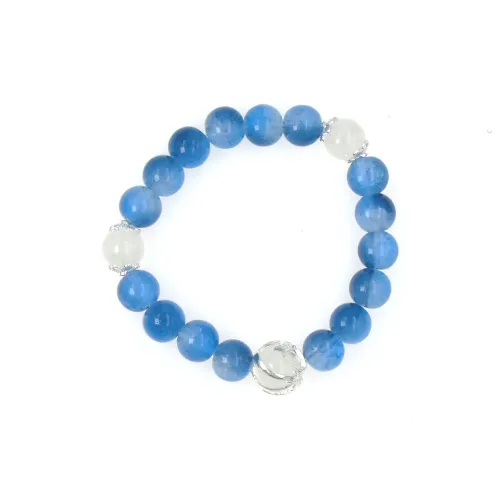 BNNYW Цветная глазурь Нефритовые браслеты Унисекс