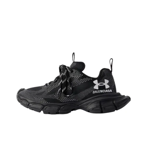 Under Armour x Balenciaga 3XL Низкий Топ Повседневная Обувь Женская Черная