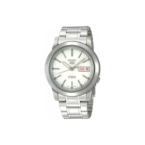 SEIKO Автоматический Механический Механизм Мужские Часы 38 мм Белый