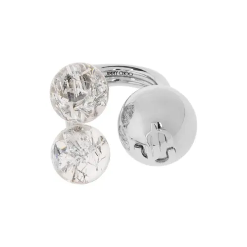 Jimmy Choo Латунь Кольца Детские Серебряные