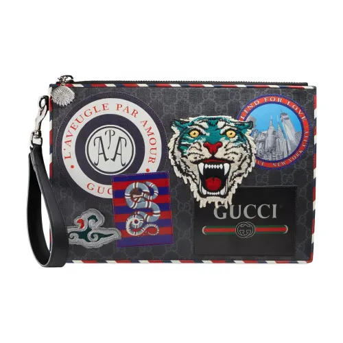 GUCCI Canvas Сумка Клатч Мужской Черный
