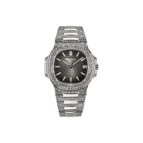 PATEK PHILIPPE Автоматический Механический Механизм Мужские Часы 40 мм Серый