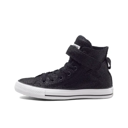 Converse CHUCK Slip-resistant Abrasion-resistant High Top Skateboarding Shoes Women's Black Конверс ЧАК Тейлор Slip-resistant Abrasion-resistant High Top Скейтбординг Кроссовки Женские Черные