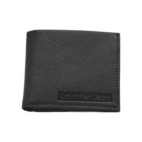 CALVIN KLEIN Натуральная кожа Кошелек Мужской Черный