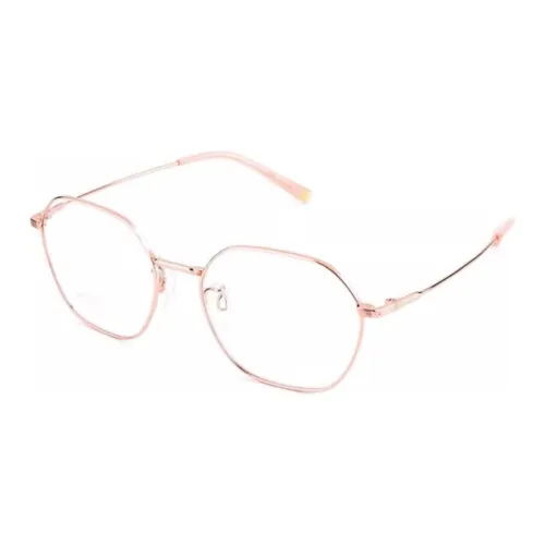 CHARMANT Титановый сплав Металл Нерегулярная форма Оправы для очков Унисекс Розовое золото