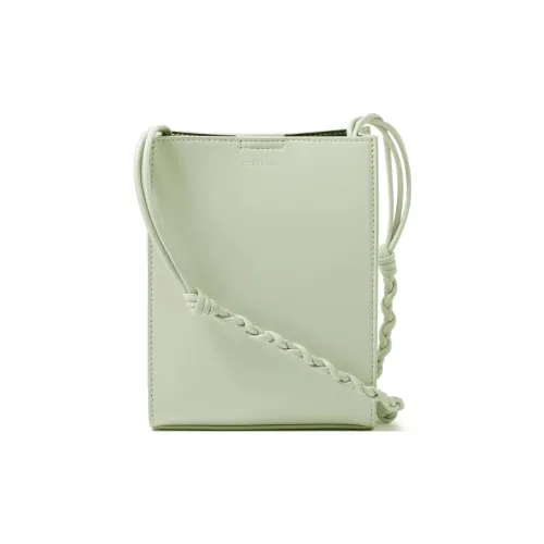 JIL SANDER Tangle Телячья кожа Сумка через плечо Сумка на плечо Маленькая Мужская Синяя Зеленая